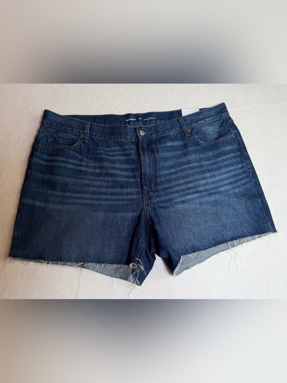 Old Navy Dark Blue Denim Cutoff Shorts Size 20 NWT New